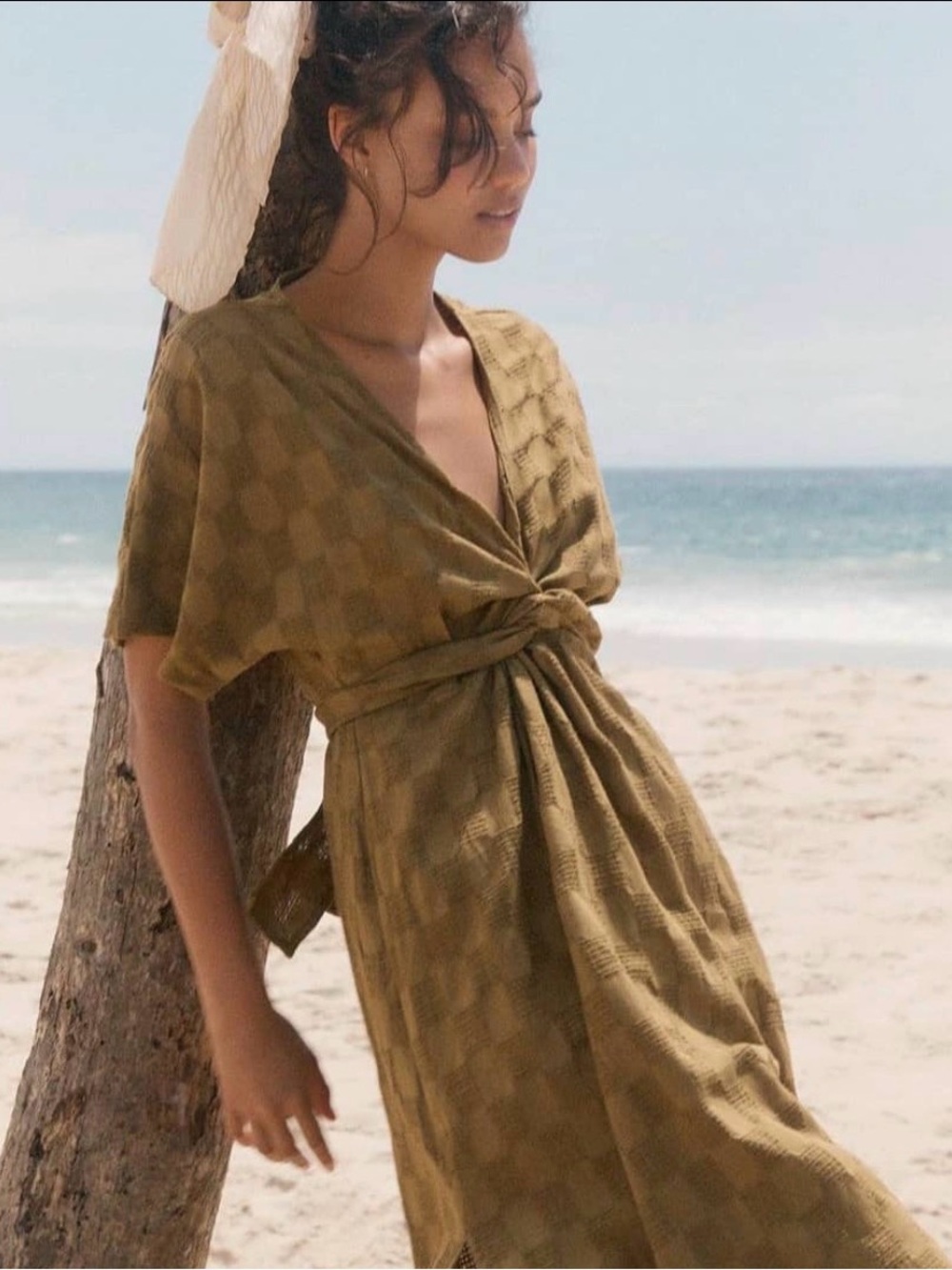 Opia Byron Bay | Harper Dress in Olive Green